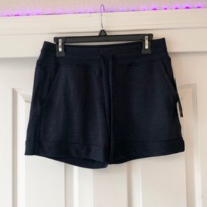 Navy Blue Pajama Shorts